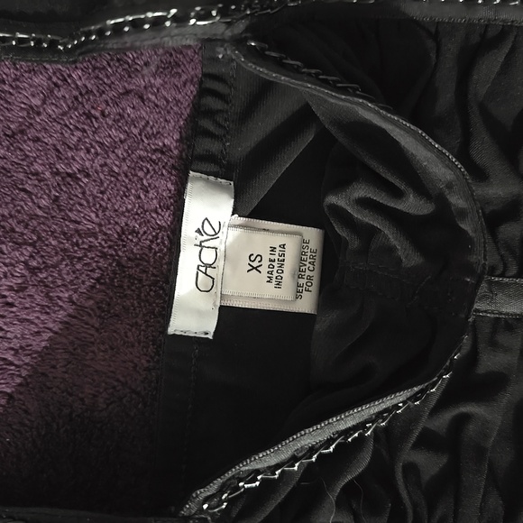 Cache Black Ruched Top - Picture 2 of 3